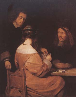 TERBORCH, Gerard The Card-Players (mk08)